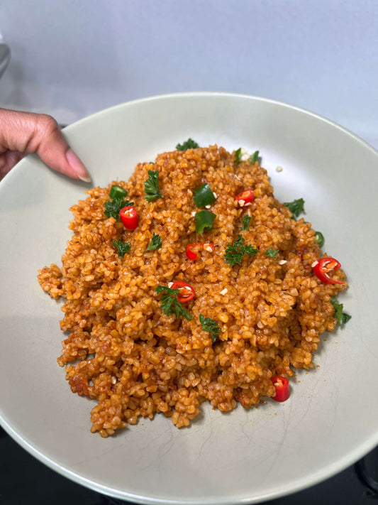 Bulgur Jollof Recipe